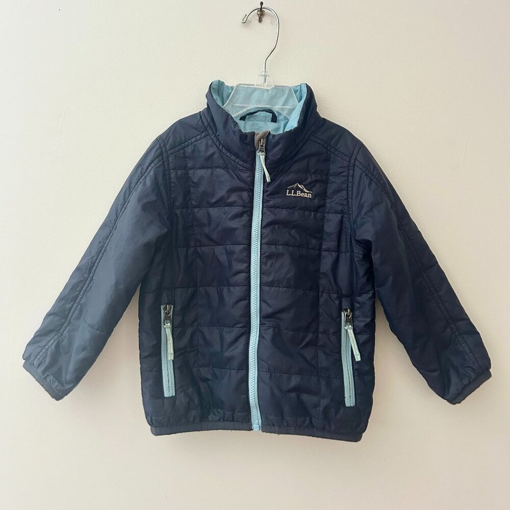 LL Bean PrimaLoft Packaway Jacket Size 2T Toddler Excellent Condition
